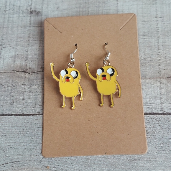 Jewelry - Adventure Time Earrings Jake the Dog Waving